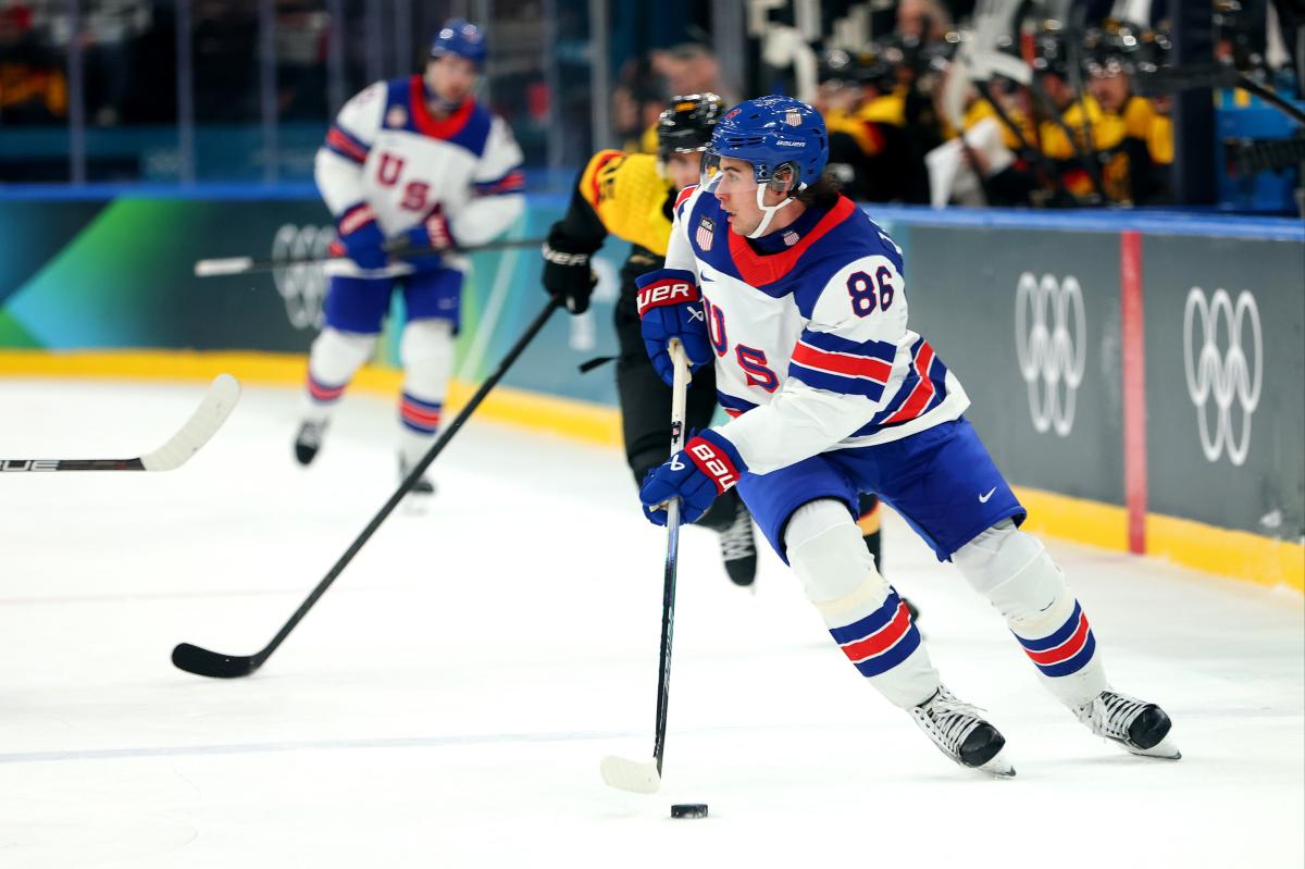 This is the Jack Hughes the U.S. men's hockey team was envisioning