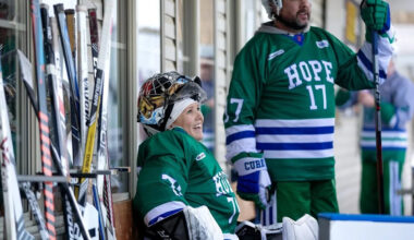 'Proud of their mom': Sister of former Oilers defenceman enjoying World's Longest Hockey Game experience