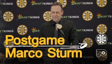 Press Room: Marco Sturm | Boston Bruins