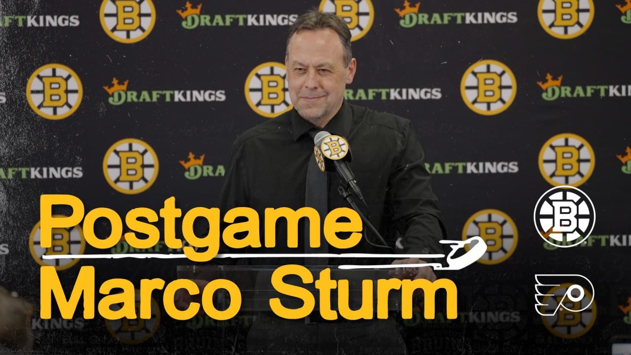 Press Room: Marco Sturm | Boston Bruins