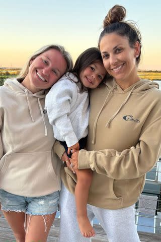 Madeline Gaudreau, Meredith Gaudreau and Meredith's daughter Noa.Credit: Madeline Gaudreau/Instagram