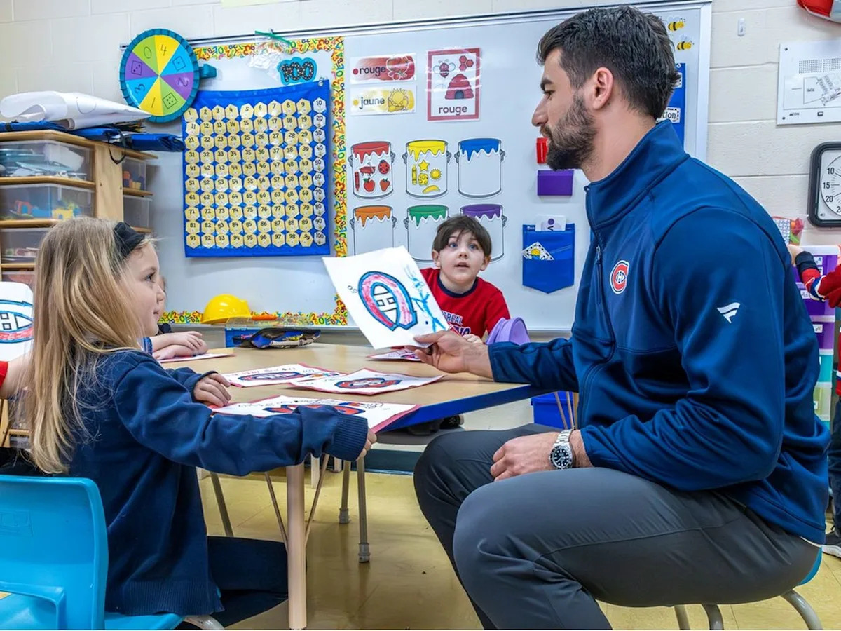 Cowan: Canadiens' Joe Veleno goes back to his elementary-school roots