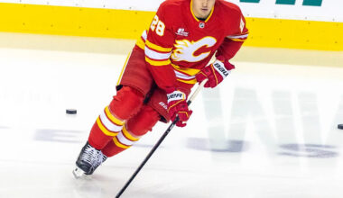 How an old pal has helped Zach Whitecloud feel at home with the Flames