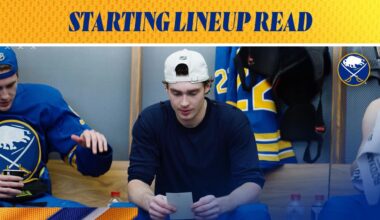Starting Lineup Read | Buffalo Sabres
