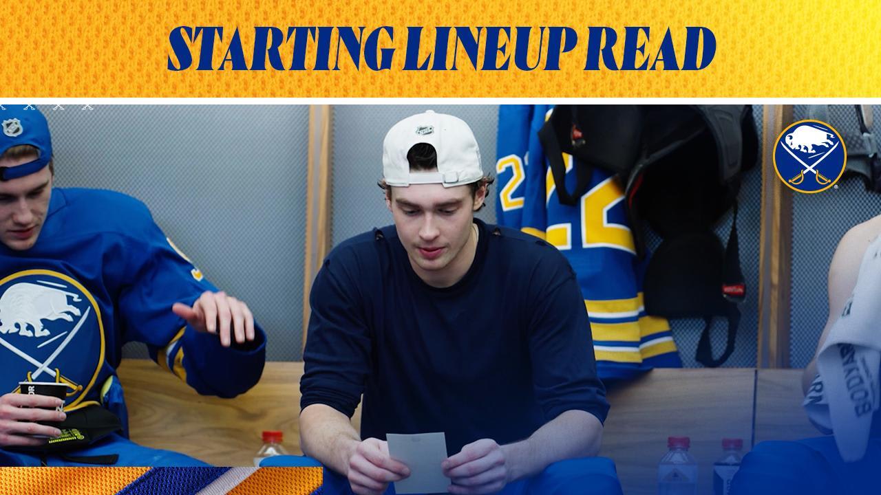 Starting Lineup Read | Buffalo Sabres