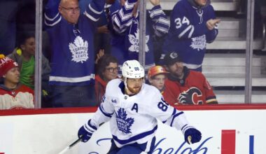 Nylander leads the Maple Leafs to a 4-2 win over the Flames :: WRAL.com