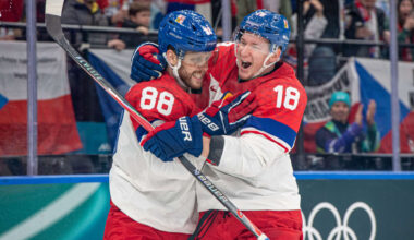 Pastrnak Posts Two Points in Olympic Win for Team Czechia 