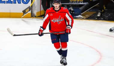 Capitals return forward Bogdan Trineyev to the AHL’s Hershey Bears