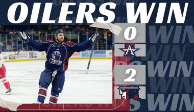 BUTEYETS HALTS 44, LAGRONE REGISTERS 100TH ECHL POINT AS OILERS BLANK AMERICANS