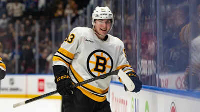 NHL selects Boston Bruins forward Fraser Minten as Rookie of the Month for January after Jeremy Swayman