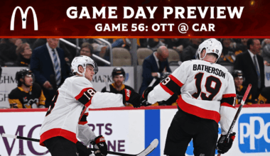Stützle sizzling as Sens chase another win in Carolina