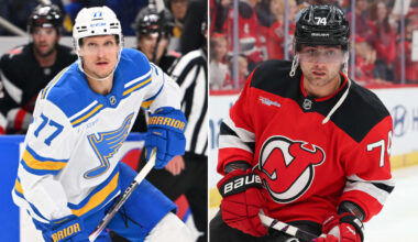 Blues acquire Bordeleau, pick from Devils