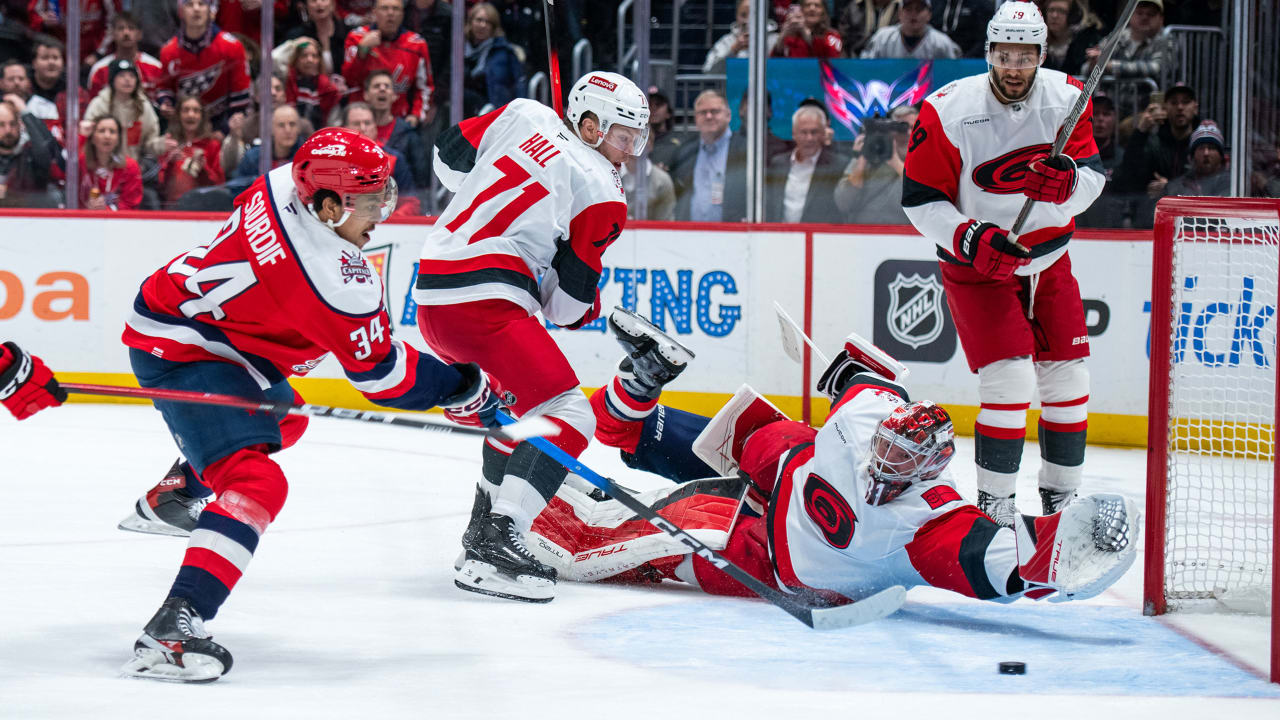 Sourdif scores in OT, Capitals rally past Hurricanes