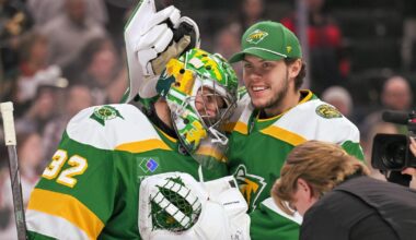 Wild goaltenders Gustavsson, Wallstedt to represent Team Sweden in Olympics