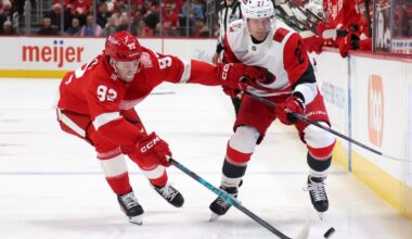 Game Preview: Hurricanes put 11-game point streak on the line against Red Wings