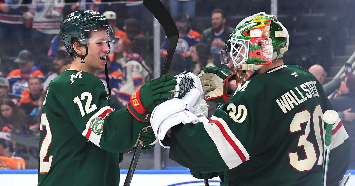 Wild beat Oilers 7-3, Hughes sets franchise record