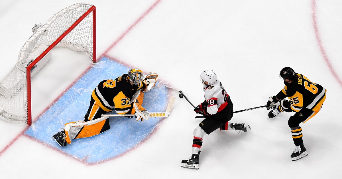 Penguins' six-game winning streak snapped with 3-2 loss to Ottawa Senators