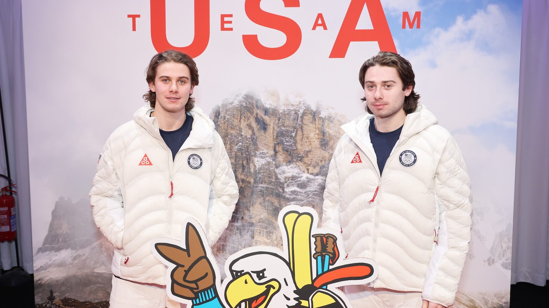 Team USA Brothers Jack & Quinn Hughes at Winter Olympics