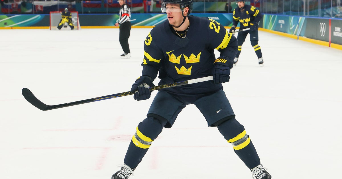 Detroit Red Wings' Lucas Raymond has shined for Sweden at the Olympics in Milan