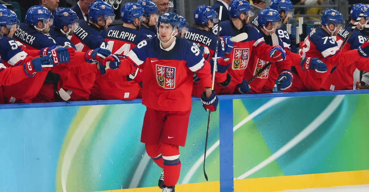 Necas makes Czech history in clutch 3-2 win over Denmark