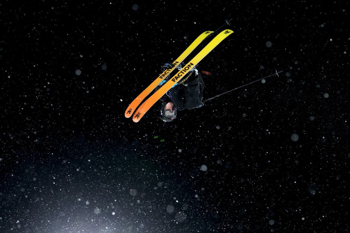 Norway's Tormod Frostad competes in the men's freeski big air final on February 17. <a href=