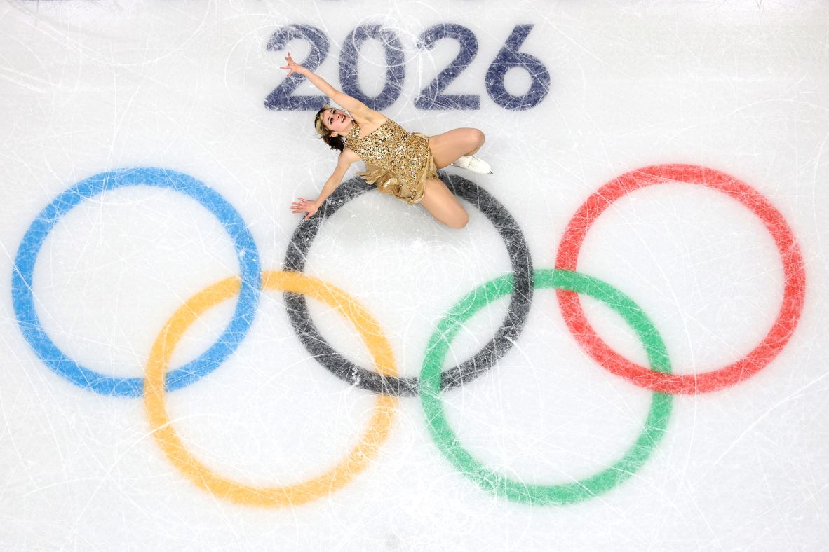 US figure skater Alysa Liu performs during the free skating final on Thursday, February 19. She became the <a href=