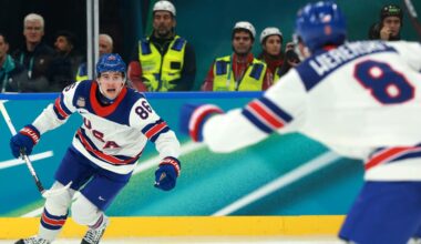 GOLD TO USA: Jack Hughes Scores Golden Goal as Connor Hellebuyck Stonewalls Canada in 2-1 Overtime Win