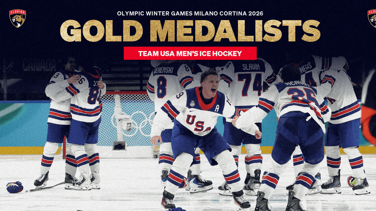 Florida Panthers Forward Matthew Tkachuk Wins Gold Medal for the United States at the Olympic Winter Games Milano Cortina 2026