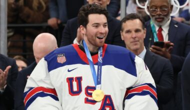 Bruins goalie Swayman addresses viral post-medal game phone call with President Trump – Boston 25 News