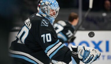 Utah Mammoth goalie Karel Vejmelka shares his story from Czechia to the NHL