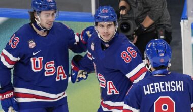 Olympics are "family business" for hockey brothers Jack and Quinn Hughes
