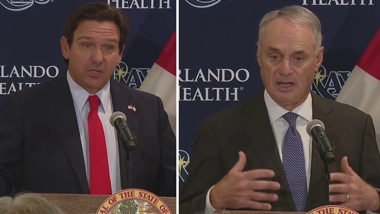 Rays stadium plans: DeSantis, MLB commissioner on team’s future at Hillsborough College