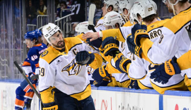 Josi grabs the lead with 200th career goal