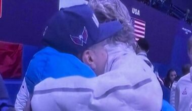 Ilia Malinin wins Olympic team gold for the United States — and a Capitals hat was part of the celebration
