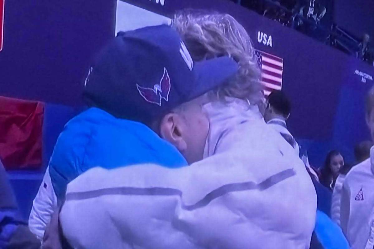 Ilia Malinin wins Olympic team gold for the United States — and a Capitals hat was part of the celebration