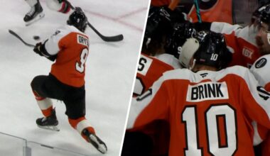 Watch Jamie Drysdale score late goal to force overtime for Flyers – NBC Sports Philadelphia