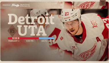 PREVIEW: Red Wings want to go into Olympic break with momentum, end two-game road trip on Wednesday against Mammoth