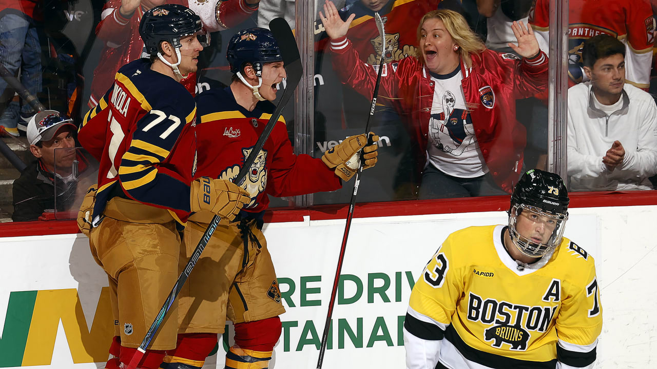 Lundell has 3 points in return, Panthers top Bruins in shootout