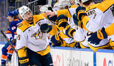 Josi breaks tie late in 3rd, Predators edge Islanders to end 3-game skid