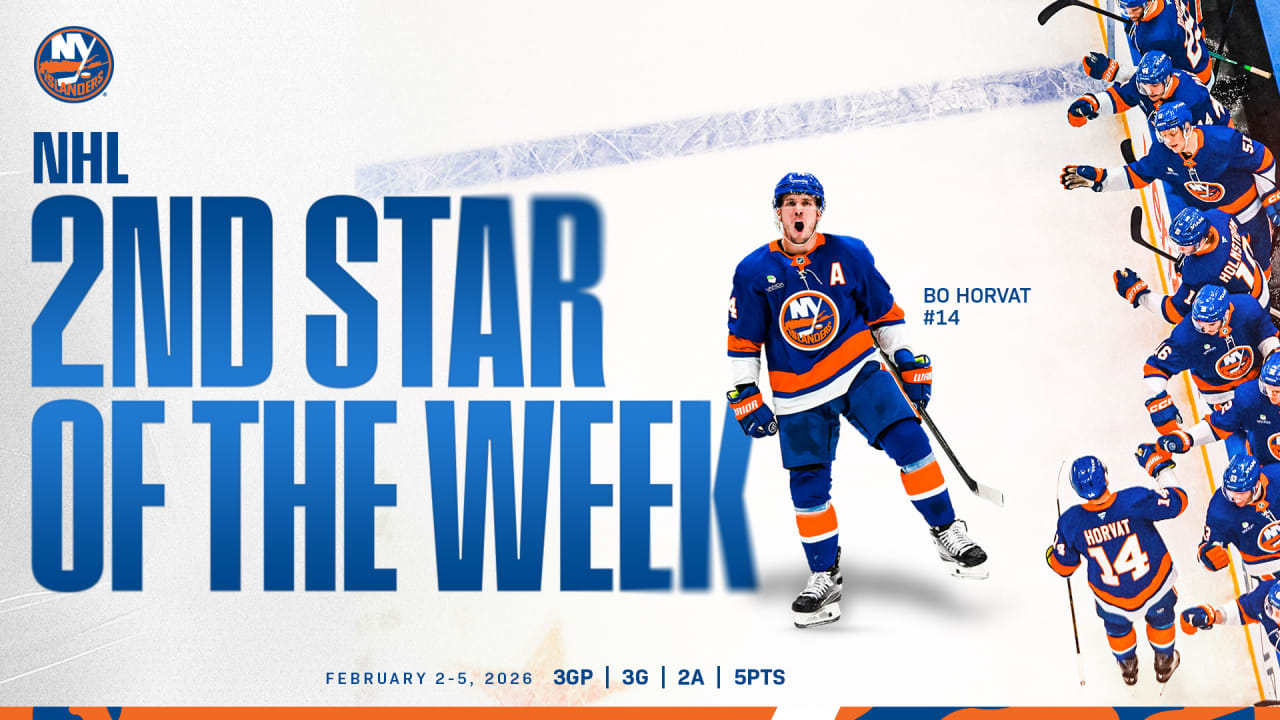 Horvat Named NHL Second Star of the Week