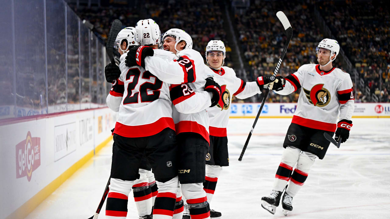 Giroux breaks tie late, Senators end Penguins’ winning streak at 6