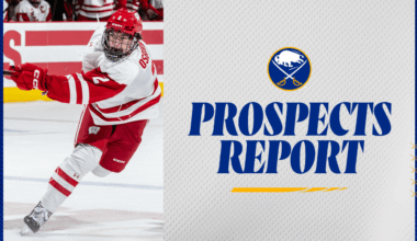Prospects Report | Osburn keeping tabs on Sabres' defense during freshman campaign at Wisconsin