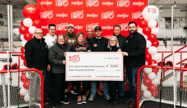 Detroit Red Wings Foundation Partners with Meijer to Donate $15,000 to the Eastern Michigan Hockey Association