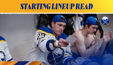 Starting Lineup Read | Buffalo Sabres