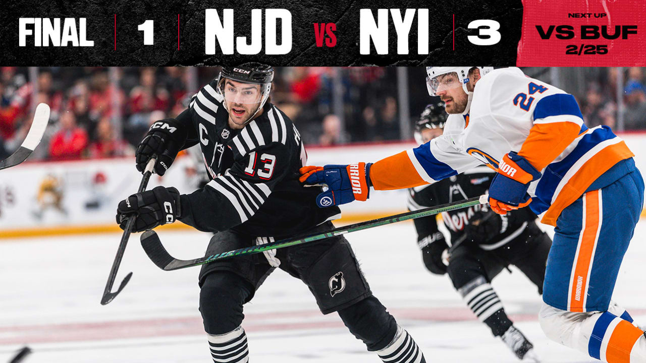 Devils Enter Olympic Break on Loss to Islanders | GAME STORY