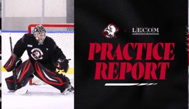 Back at practice, Sabres’ Luukkonen talks ‘silver lining’ of missing Olympics