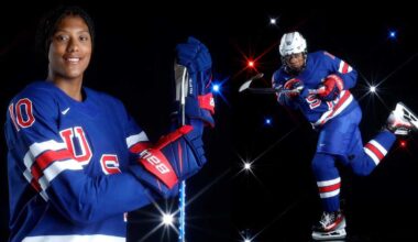 Laila Edwards makes history for US Olympic hockey