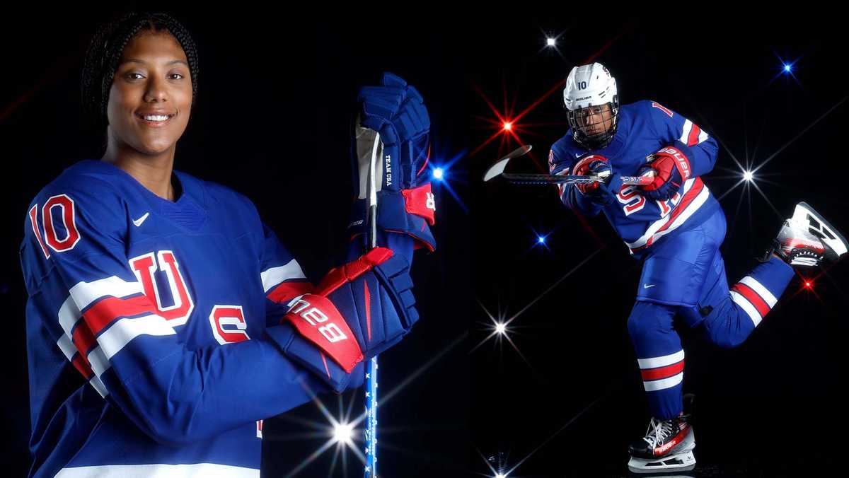 Laila Edwards makes history for US Olympic hockey
