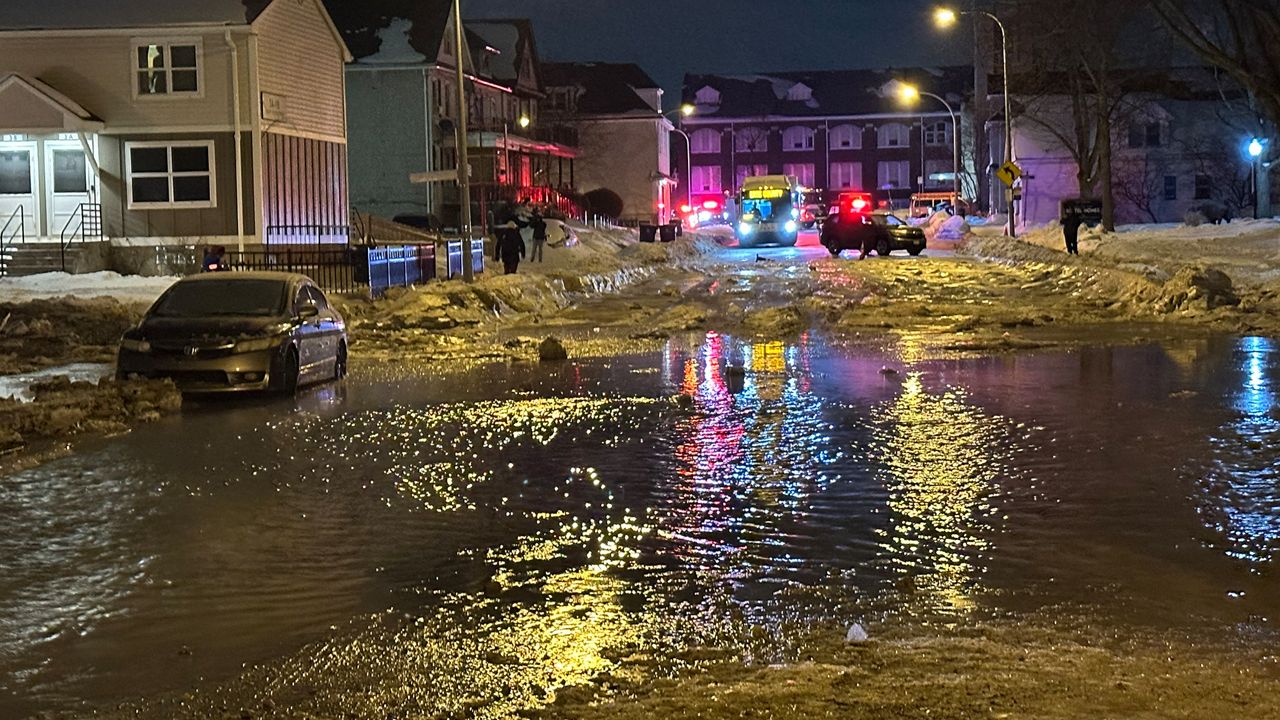flooded street