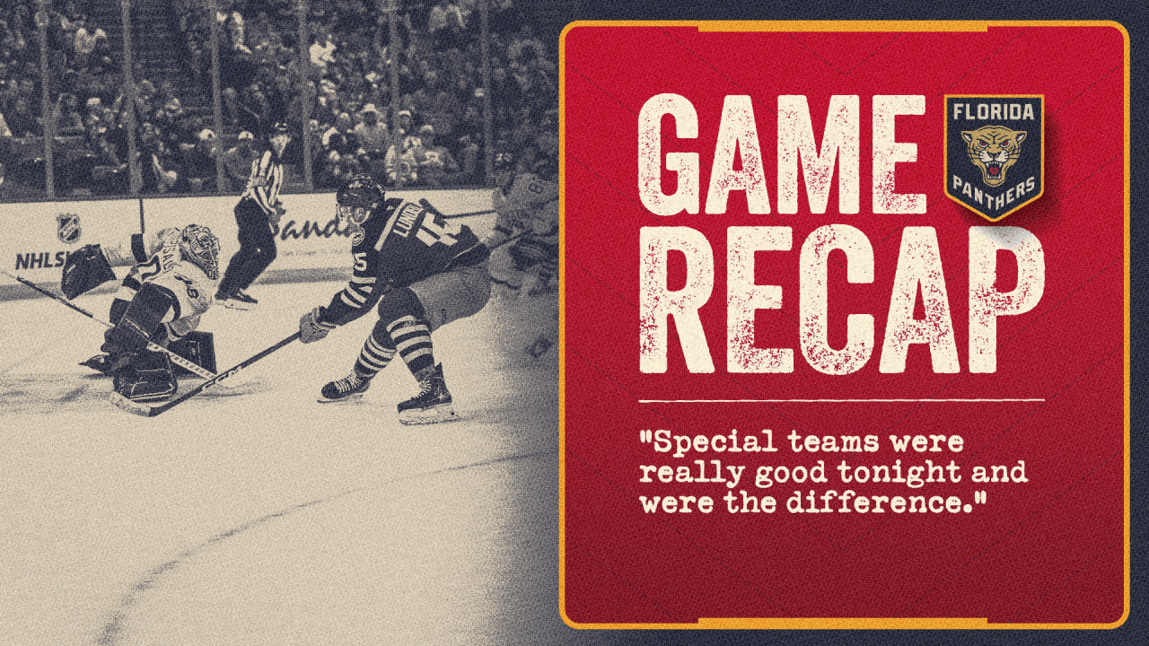 RECAP: Panthers 5, Bruins 4 (SO)